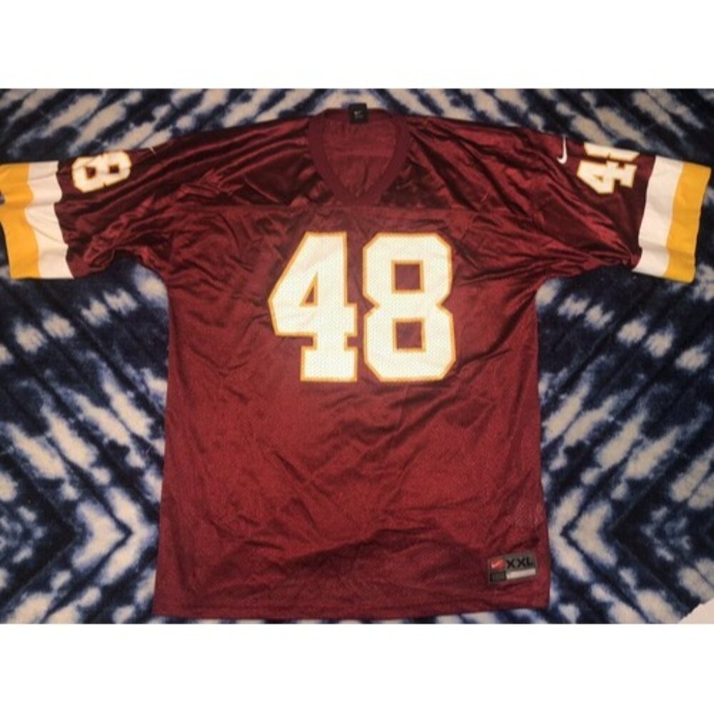 Nike Washington Redskins #48 Stephen Davis Mens Football Jersey Xxl
